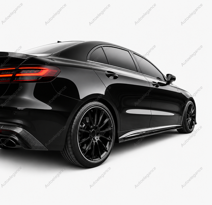 🔥MINIGONNE LATERALI CLASSE A W177 CLA 200 HATCHBACK AMG LINE FIBER CARBONI🔥
