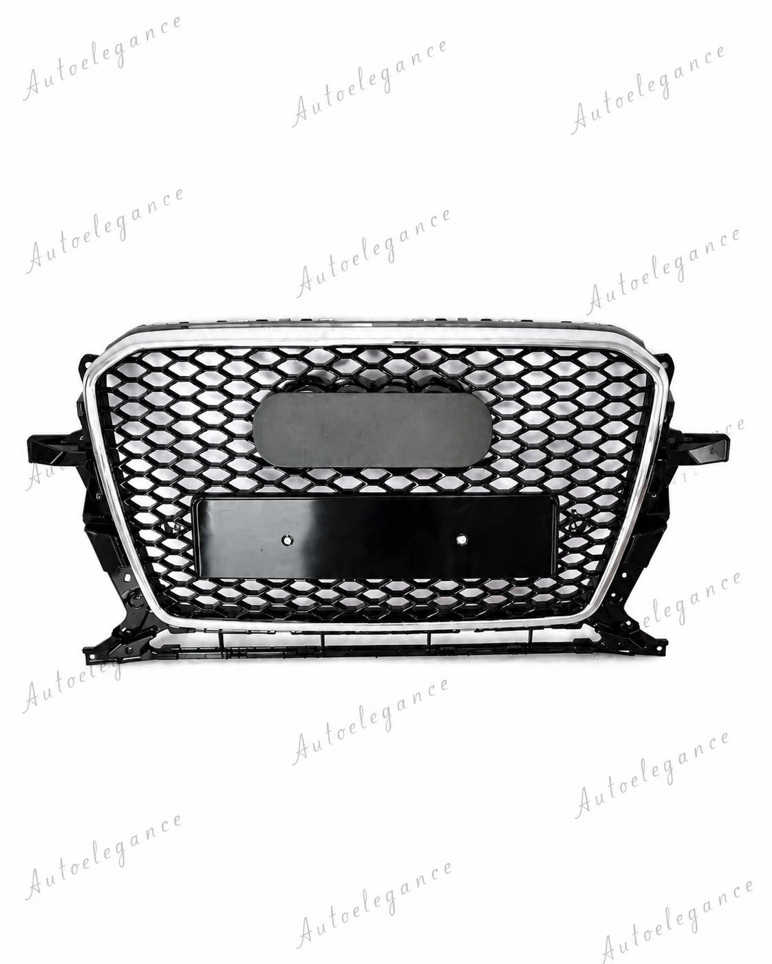 🔥ART.0584 GRIGLIA ADATTO PER AUDI Q5 8R 2012-2016 LOOK RSQ5 BORDO CROMATO🔥