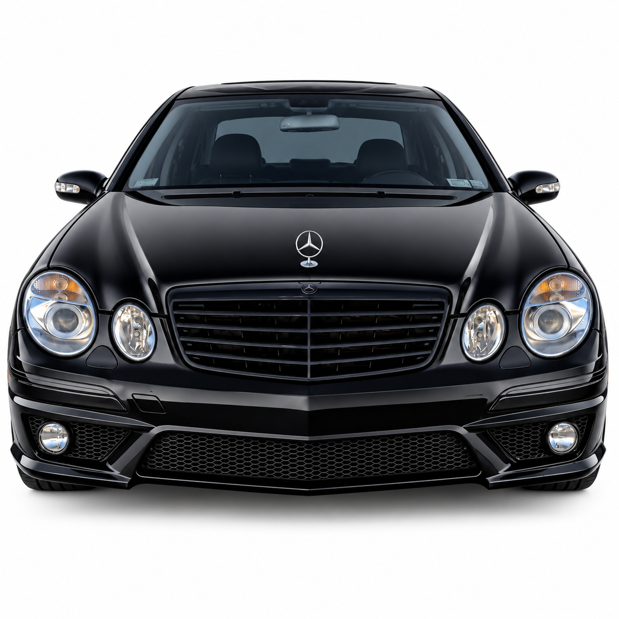👉Griglia anteriore nera per Classe E (W211) Facelift (2006-2009)👈