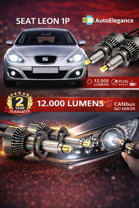 KIT LED Seat LEON 1P ANABAGLIANTI H7 CANBUS Bianco 6500K 360 gradi