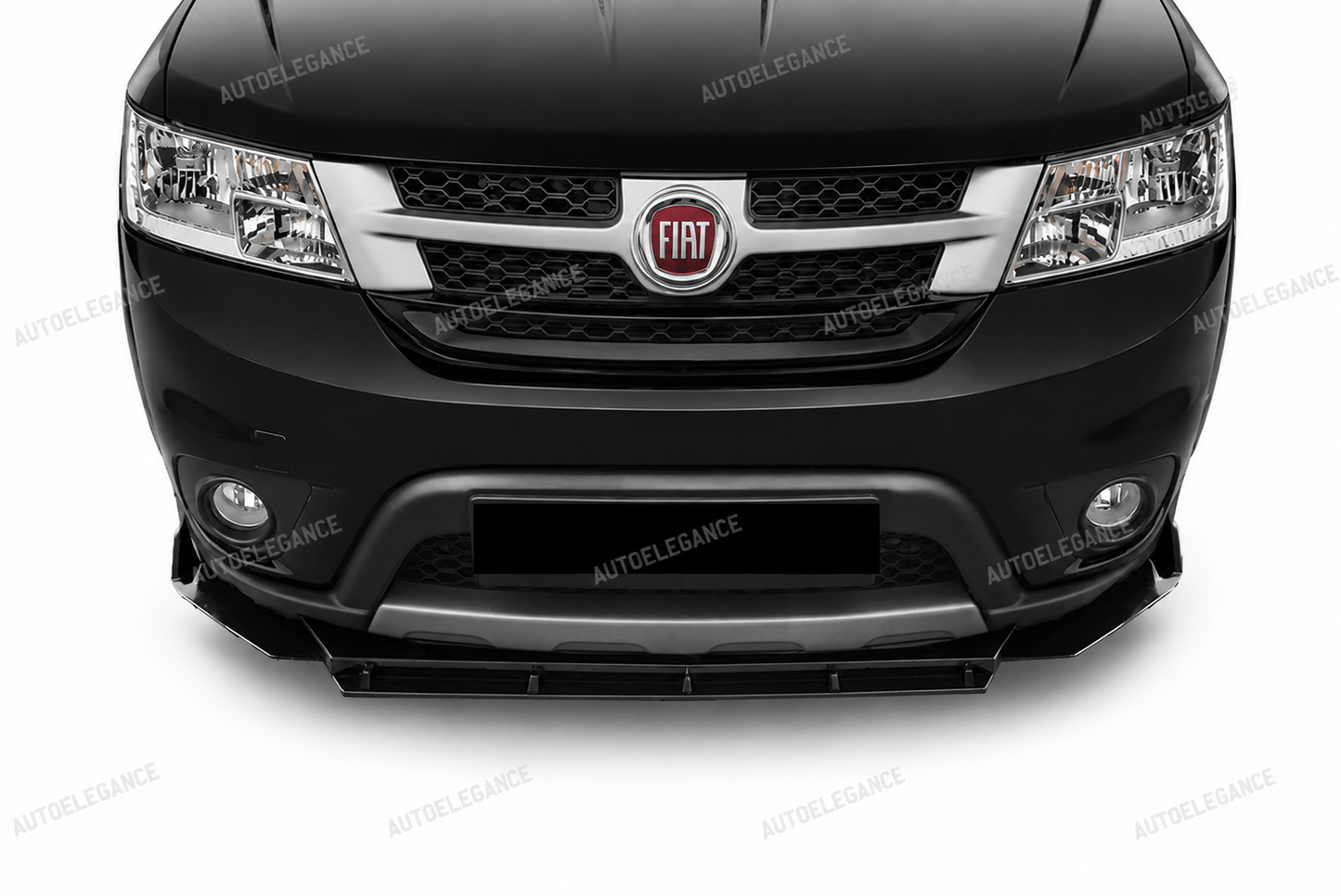 FIAT FREEMONT FRONT BUMPER SPLITTER GLOSSY BLACK RS LOOK