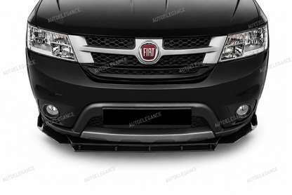FIAT FREEMONT FRONT BUMPER SPLITTER GLOSSY BLACK RS LOOK
