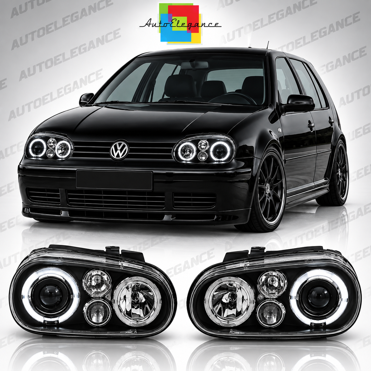 ART.6112 FARI ANTERIORI ADATTO  PER  VW GOLF 4 97-03