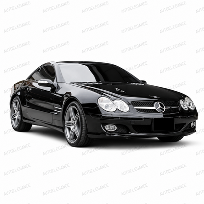 💫ART.10061 GRIGLIA NERA CROMATA SPORTIVA PER MERCEDES SL R230 01-06💫