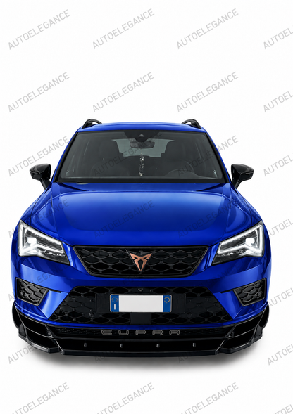 🔥1341 Gloss Black Front Splitter suitable for CUPRA Ateca 2018+🔥 