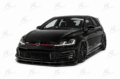 💕ART.10097 SPLITTER VW Golf 7.5 GTI (2017-2019) Nero lucido💕