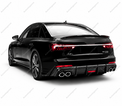 🔥ART.9915 SPOILER IN FIBRA DI CARBONIO STILE M4 PER AUDI A6 S6 C8 BERLINA 18+🔥