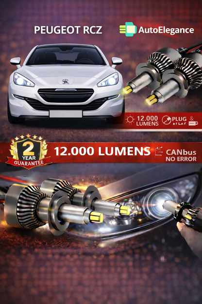KIT LED Peugeot RCZ ANABAGLIANTI H7 CANBUS Bianco 6500K 360 gradi