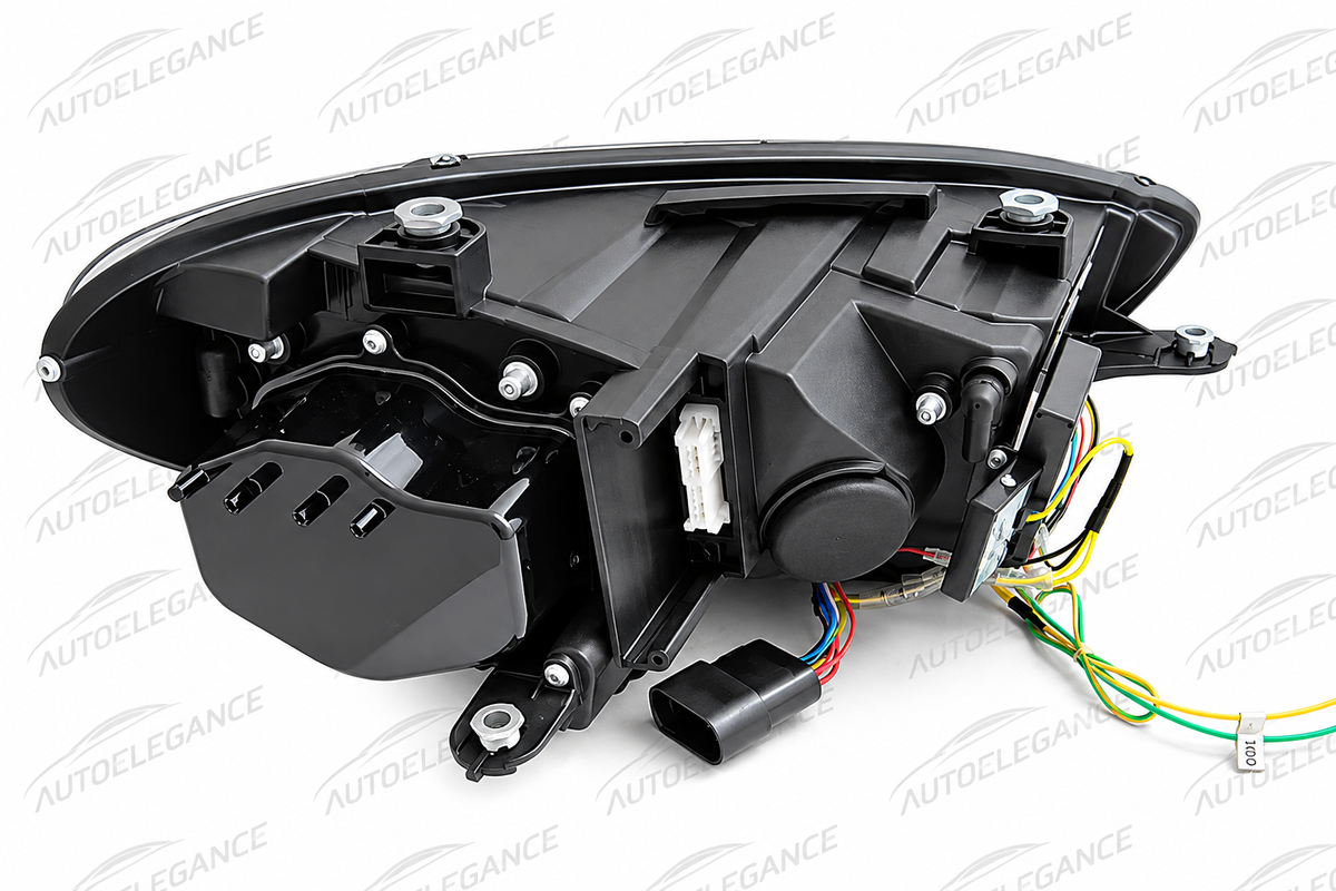 ART.10777  FARI ANTERIORI ADATTO PER  VW SCIROCCO 08-04.14 NERO