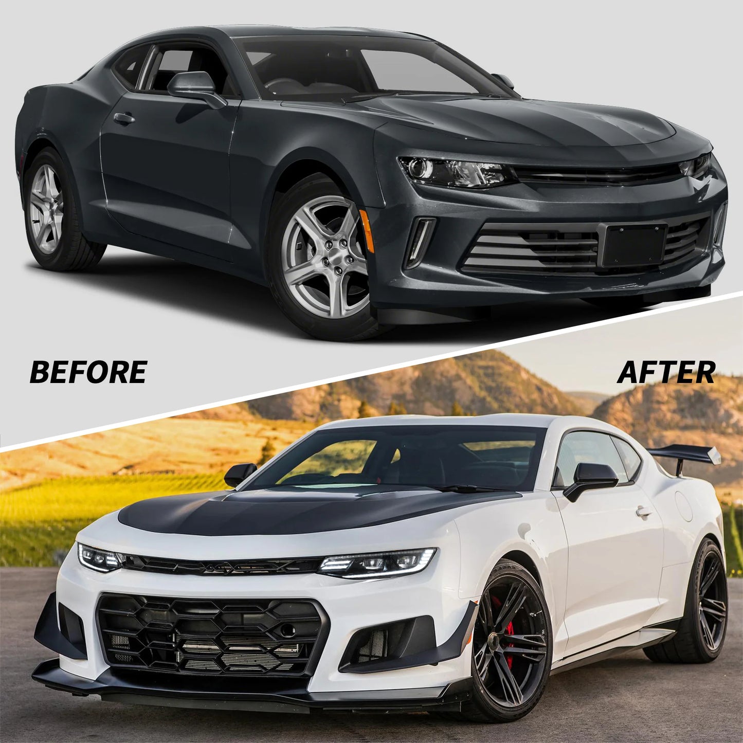 Fari per proiettori per Chevrolet / Chevy Camaro LT SS RS ZL LS 2016-2018