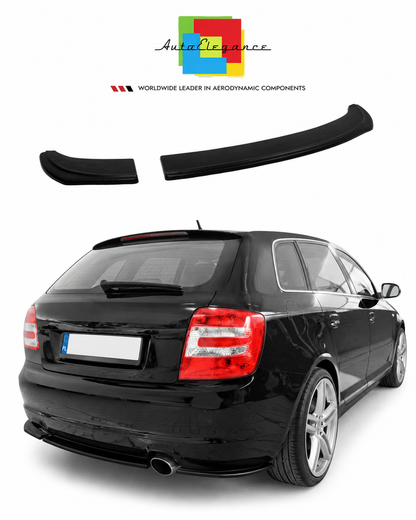 💕 Splitters Traseros para Skoda Fabia Mk1 RS nero  lucido 💕