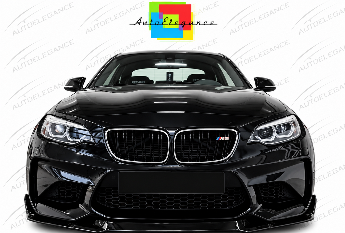 ART.10876 SPLITTER ADATO PER BMW M2 F87 (16-21) NERO LUCIDO