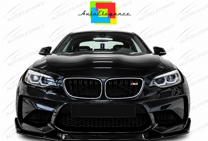 ART.10876 SPLITTER ADATO PER BMW M2 F87 (16-21) NERO LUCIDO