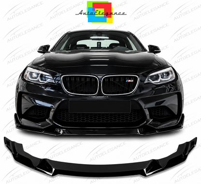 ART.10876 SPLITTER ADATO PER BMW M2 F87 (16-21) NERO LUCIDO