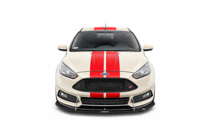 💫ART.9290 Splitter Anteriore Ibrido V.1 Opaco per Ford Focus ST Mk3 FL💫