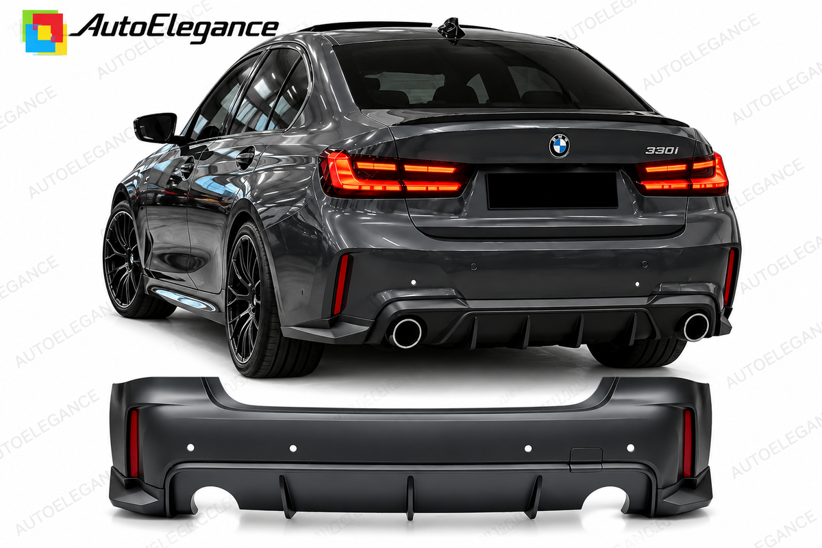 ART.7657 Paraurti Posteriore adatto per M3 BMW SERIE 3 G20 2019-2022