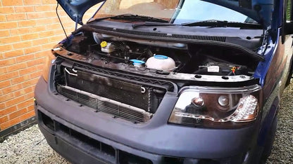 FARI ANTERIORI PER VW T5 2003-2009 FONDO NERO