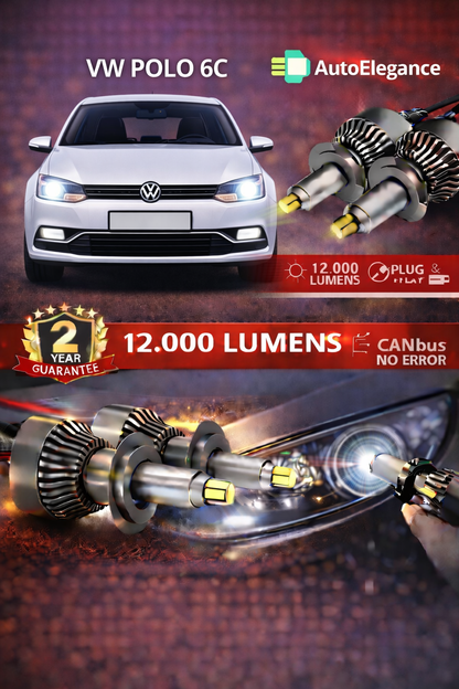 KIT LED VW POLO 6C ANABAGLIANTI H7 CANBUS Bianco 6500K 360 gradi