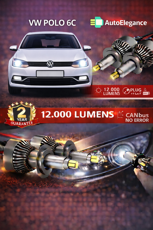 KIT LED VW POLO 6C ANABAGLIANTI H7 CANBUS Bianco 6500K 360 gradi