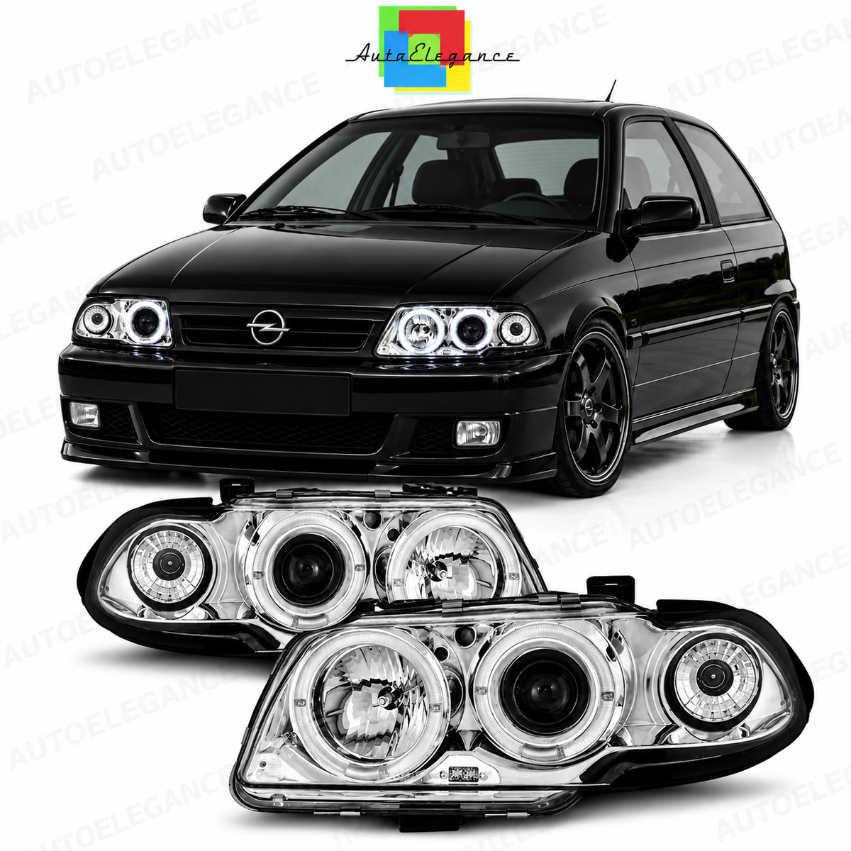 ART.11052 FARI ANTERIORI ADATTO PER OPEL ASTRA F 09.91-08.94
