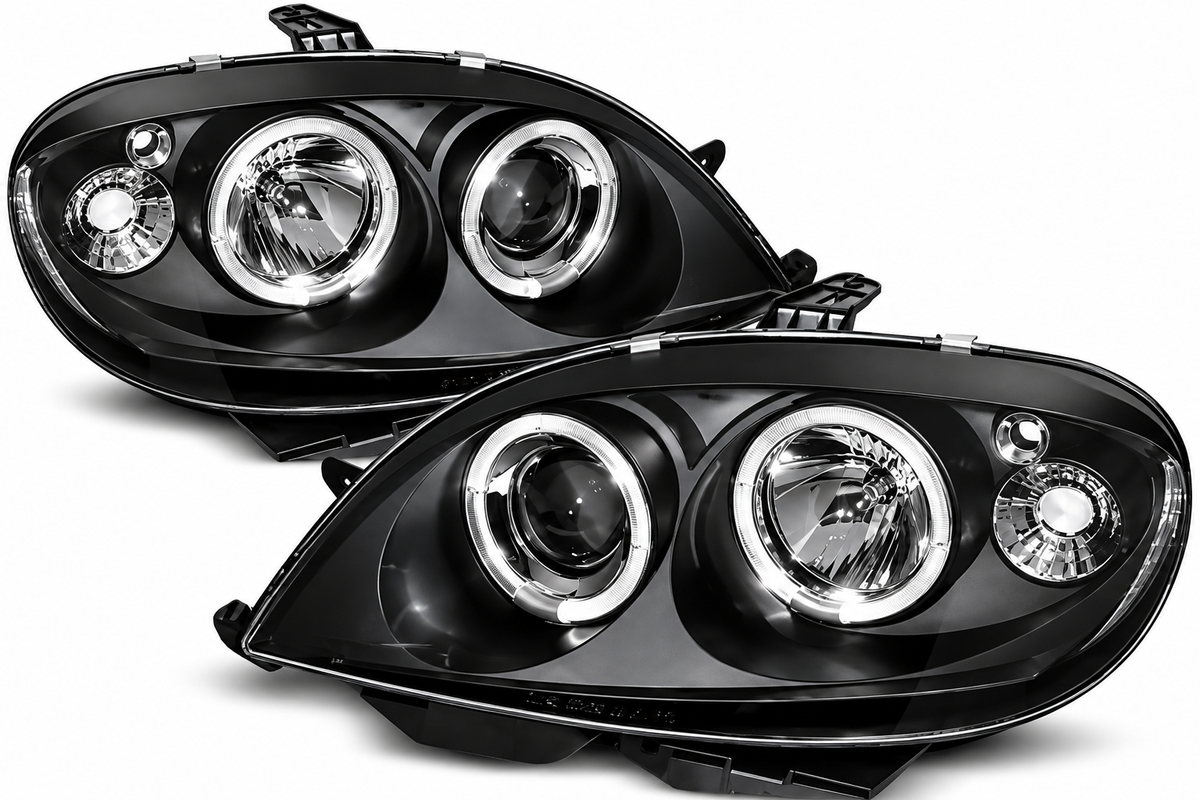 ART.10697 FARI ANTERIORI ADATTO PER CITROEN SAXO 09.99-06.03 NERO