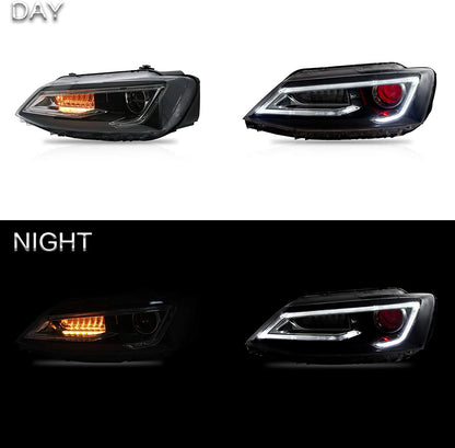 Fari Demon Eye per Volkswagen Jetta / Sagitar (NON GLI) 2012-2018 (lampadine non incluse)