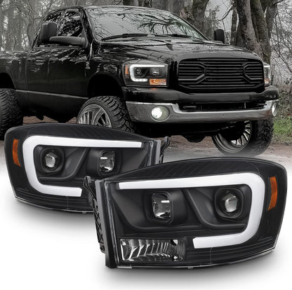💫ART.6574 LUCE TUBO per DODGE RAM 2006-2008 NERI💫