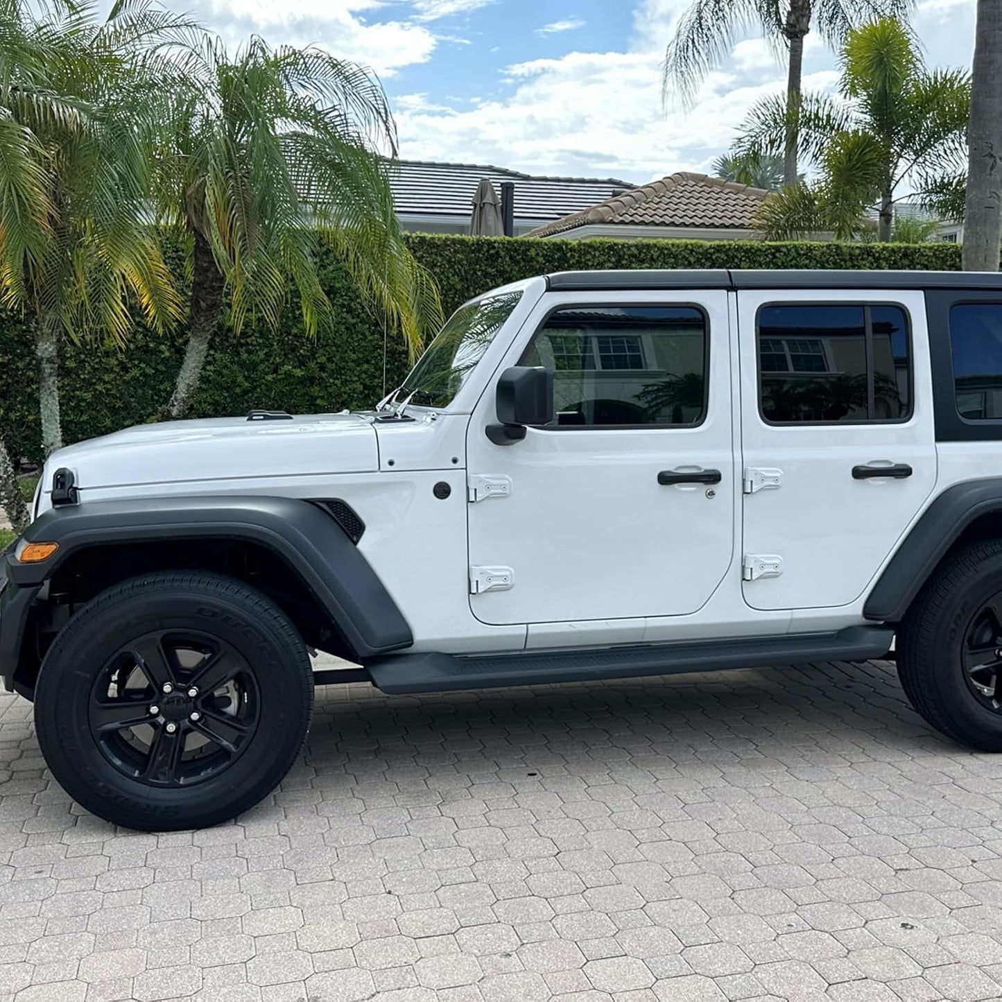 💫ART.7069 Pedane Laterali per Jeep Wrangler IV JL (2018-) 4 porte STILE OEM💫