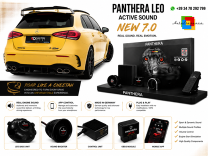 💕ART.2672 PANTHERA Soundsystem Booster 7.0 -  Mercedes-AMG A 45 S W177💕