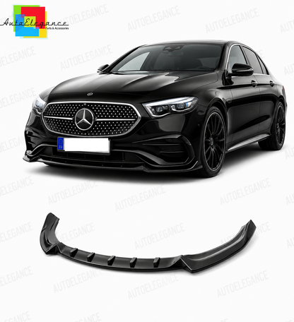 💕SPLITTER ANTERIORE MERCEDES W214 24- LOOK AMG NERO LUCIDO💕