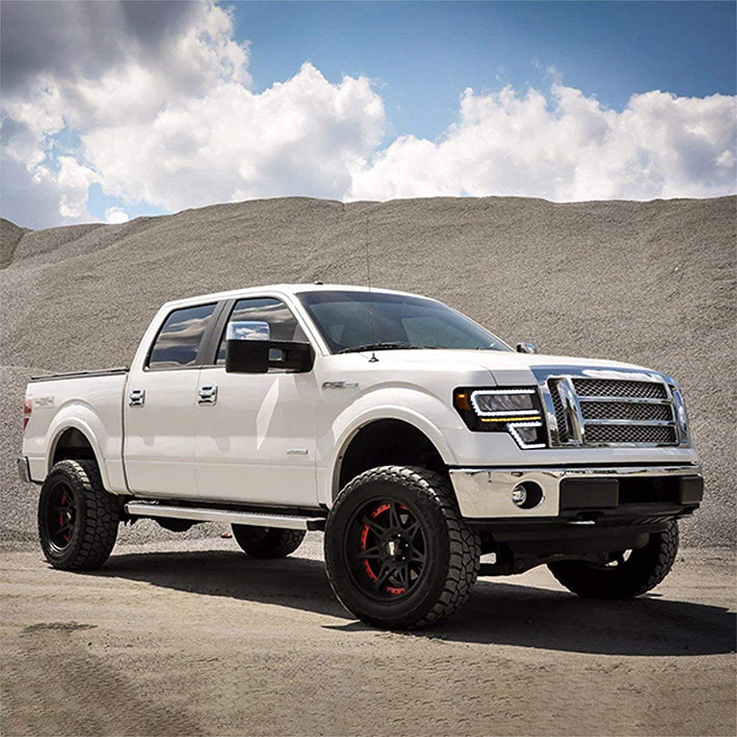 Full LED Headlights for Ford F150 2009-2014 (Fit for Factory Xenon and Halogen Models) 