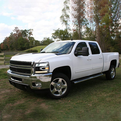 Full LED Headlights for Chevrolet Silverado 1500 2500HD 3500HD 2007-2013 (Not fit 2007 Silverado Classic) 