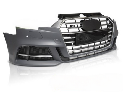 ART.3449  PARAURTI ANTERIORE SPORT CON SENSORE per AUDI A3 8V 17-20