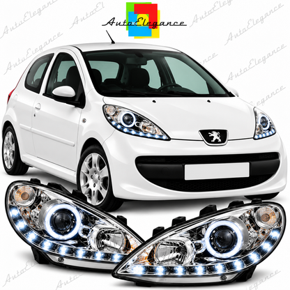 ART.11072 FARI ANTERIORI ADATTO PER PEUGEOT 107 05-11