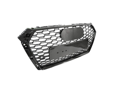 😍ART.5722 GRIGLIA SPORTIVA NERA LUCIDA PDC ADATTO PER AUDI A4 B9 15-19😍