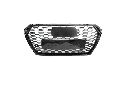 😍ART.5722 GRIGLIA SPORTIVA NERA LUCIDA PDC ADATTO PER AUDI A4 B9 15-19😍