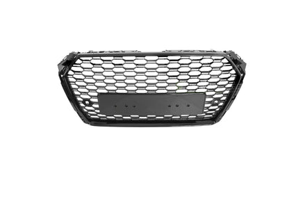 😍ART.5723 GRIGLIA SPORTIVA NERA LUCIDA PDC ADATTO PER AUDI A4 B9 15-19😍