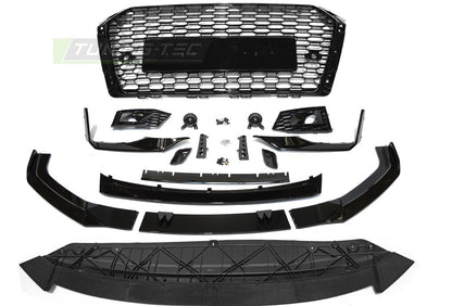 💥ART.3734 PARAURTI ANTERIORE SPORT adatto per AUDI A4 B9 15-19💥