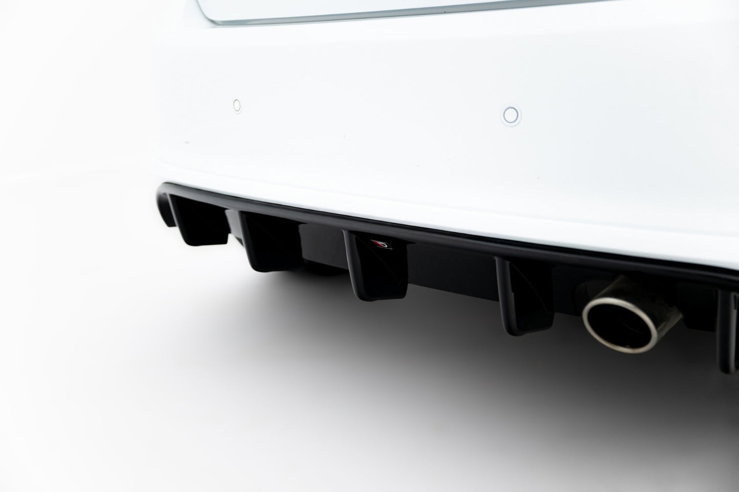 DIFFUSORE POSTERIORE PER Ford Fiesta Mk8 ST-Line 2017-2024 - NERO LUCIDO