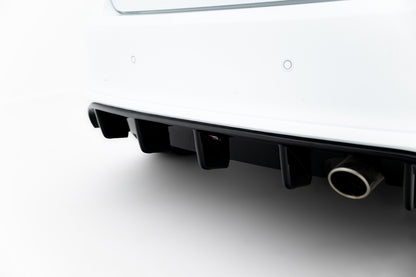 DIFFUSORE POSTERIORE PER Ford Fiesta Mk8 ST-Line 2017-2024 - NERO LUCIDO