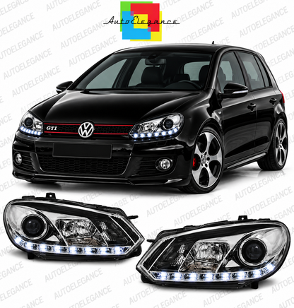 ART.10847  FARI ANTERIORI ADATTO PER VW GOLF 6 10.08-12