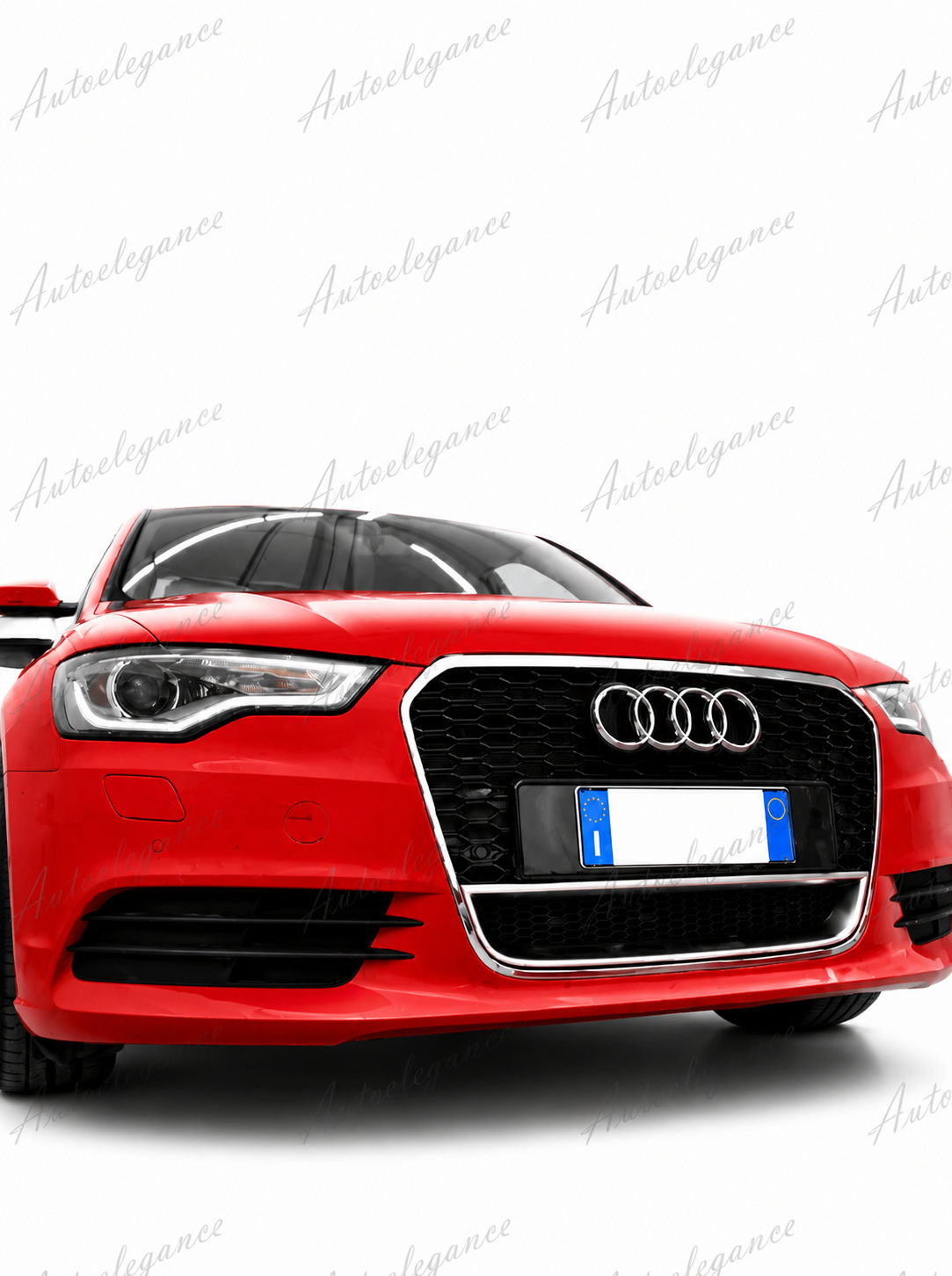 🔥ART.0677 GRIGLIA PER AUDI A6 4G C7 2012-2015 LOOK RS6 QUATTRO BORDO CROMATO🔥