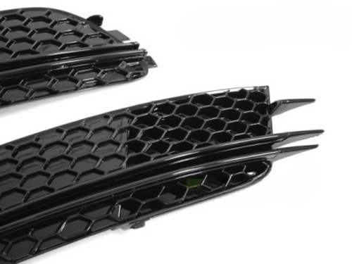 ART.4569 COPERTURA FENDINEBBIA NERO LUCIDO per AUDI A6 C7 11-14