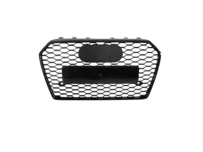 😍ART.5717 GRIGLIA SPORTIVA NERA LUCIDA PDC ADATTO PER AUDI A6 C7 14-18 😍