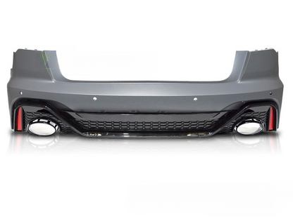 💫ART.7463 Paraurti Posteriore Look RS6 PDC per AUDI A6 C8 2018-2022💫