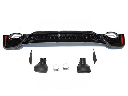 💫ART.7463 Paraurti Posteriore Look RS6 PDC per AUDI A6 C8 2018-2022💫