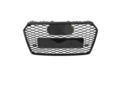 😍ART.5718 GRIGLIA SPORTIVA NERA LUCIDA PDC ADATTO PER AUDI A7 C7 14-18😍