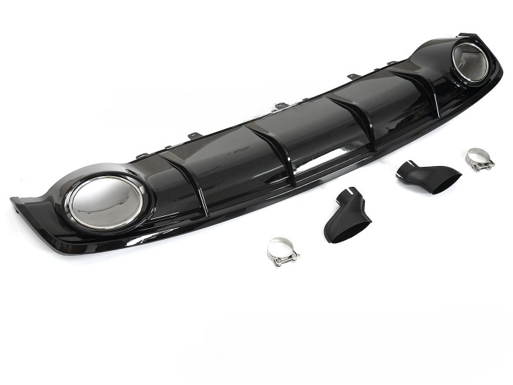 💫ART.5312 DIFFUSORE DOPPIO OUTLET SPORTIVA adatto per AUDI A7 C7 14-18💫