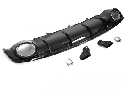 💫ART.5312 DIFFUSORE DOPPIO OUTLET SPORTIVA adatto per AUDI A7 C7 14-18💫