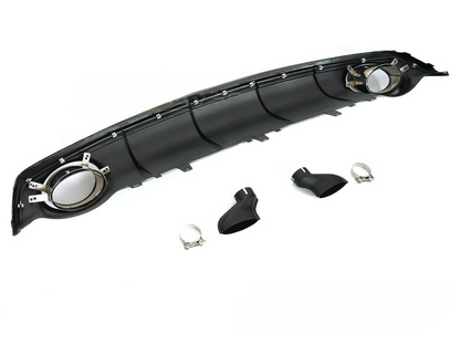 💫ART.5312 DIFFUSORE DOPPIO OUTLET SPORTIVA adatto per AUDI A7 C7 14-18💫